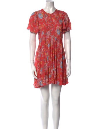 Spell Floral Print Mini Dress