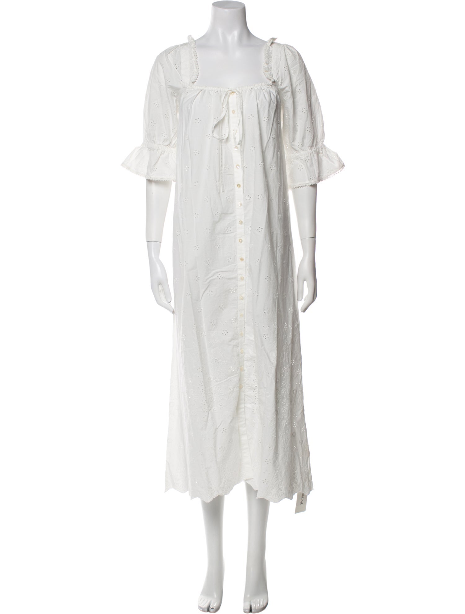 Spell Square Neckline Long Dress