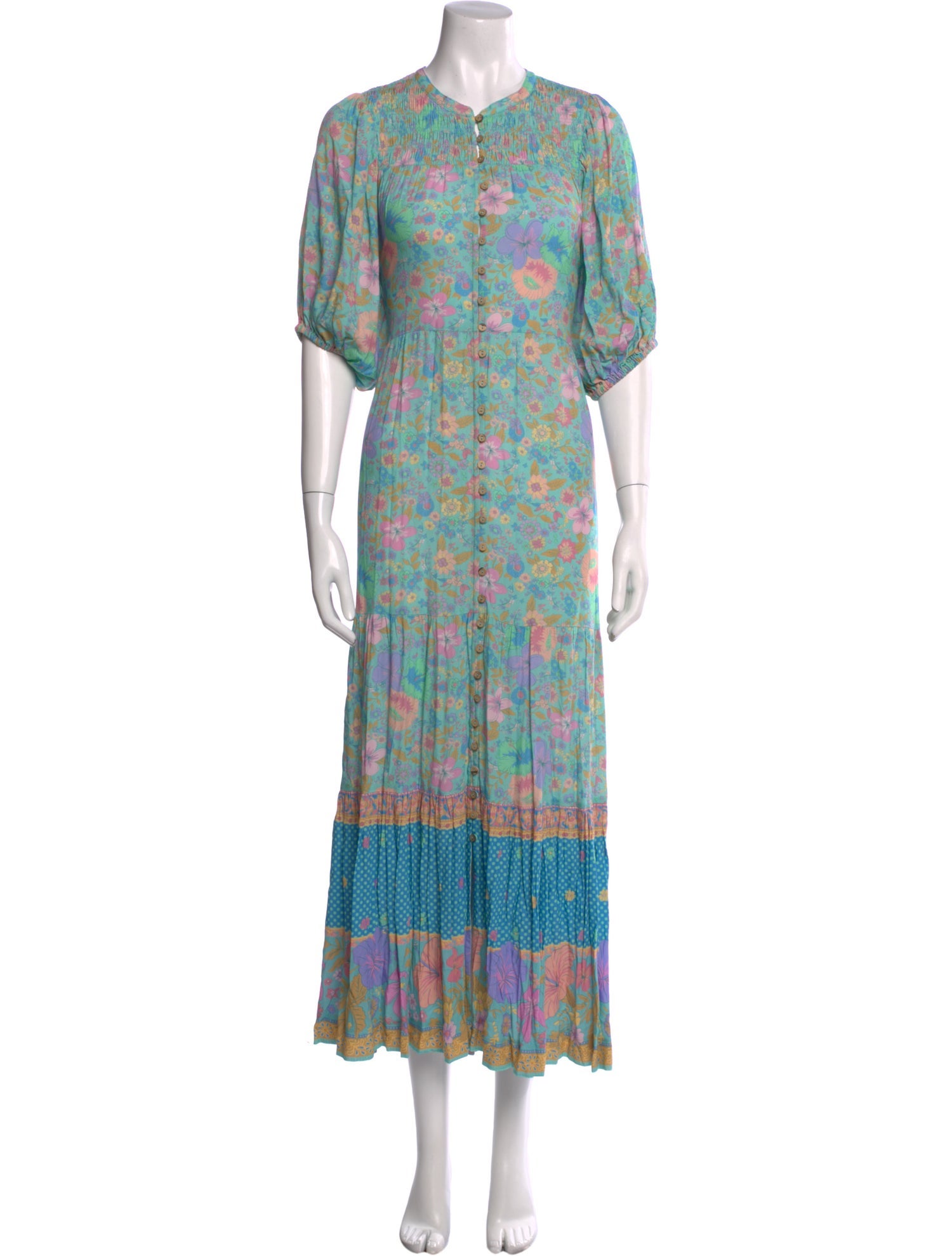 Spell Floral Print Long Dress