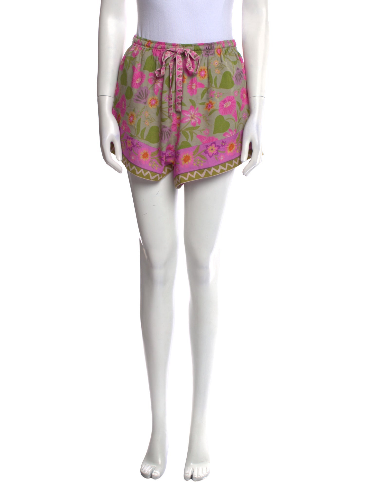 Spell Floral Print Mini Shorts w/ Tags