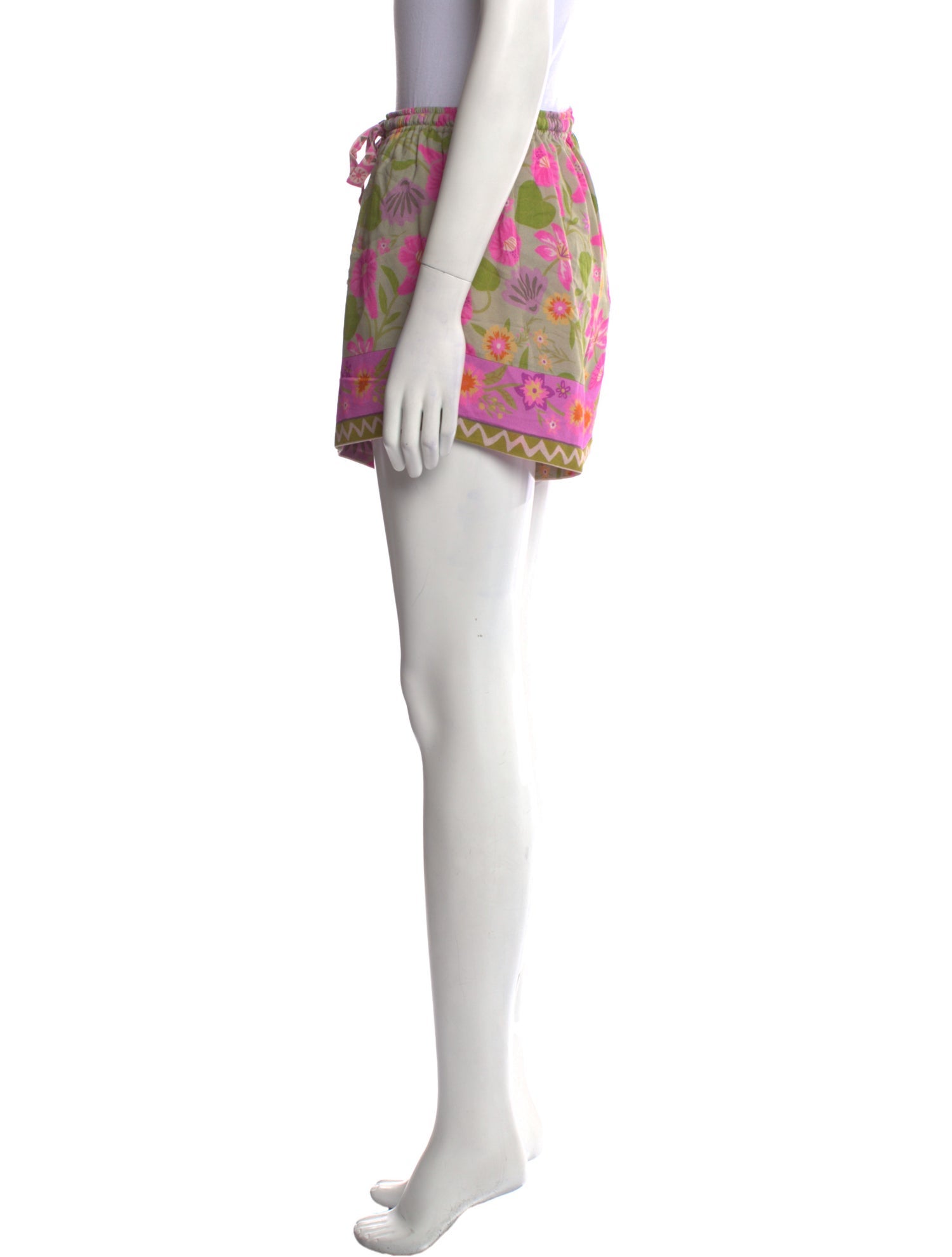 Spell Floral Print Mini Shorts w/ Tags