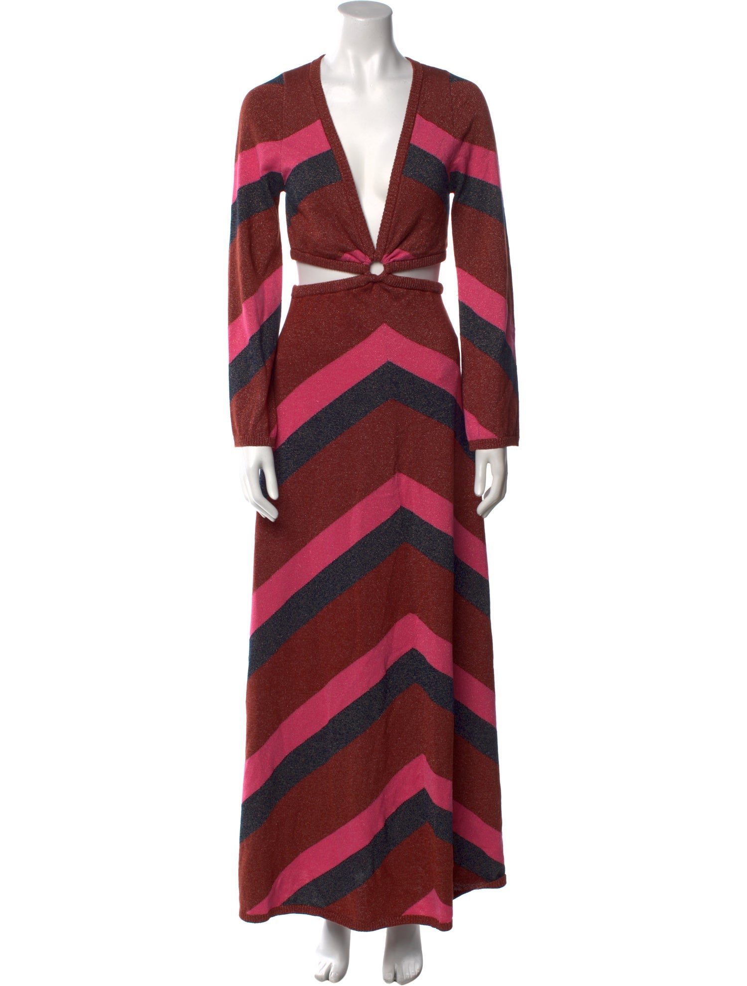 Spell Striped Long Dress