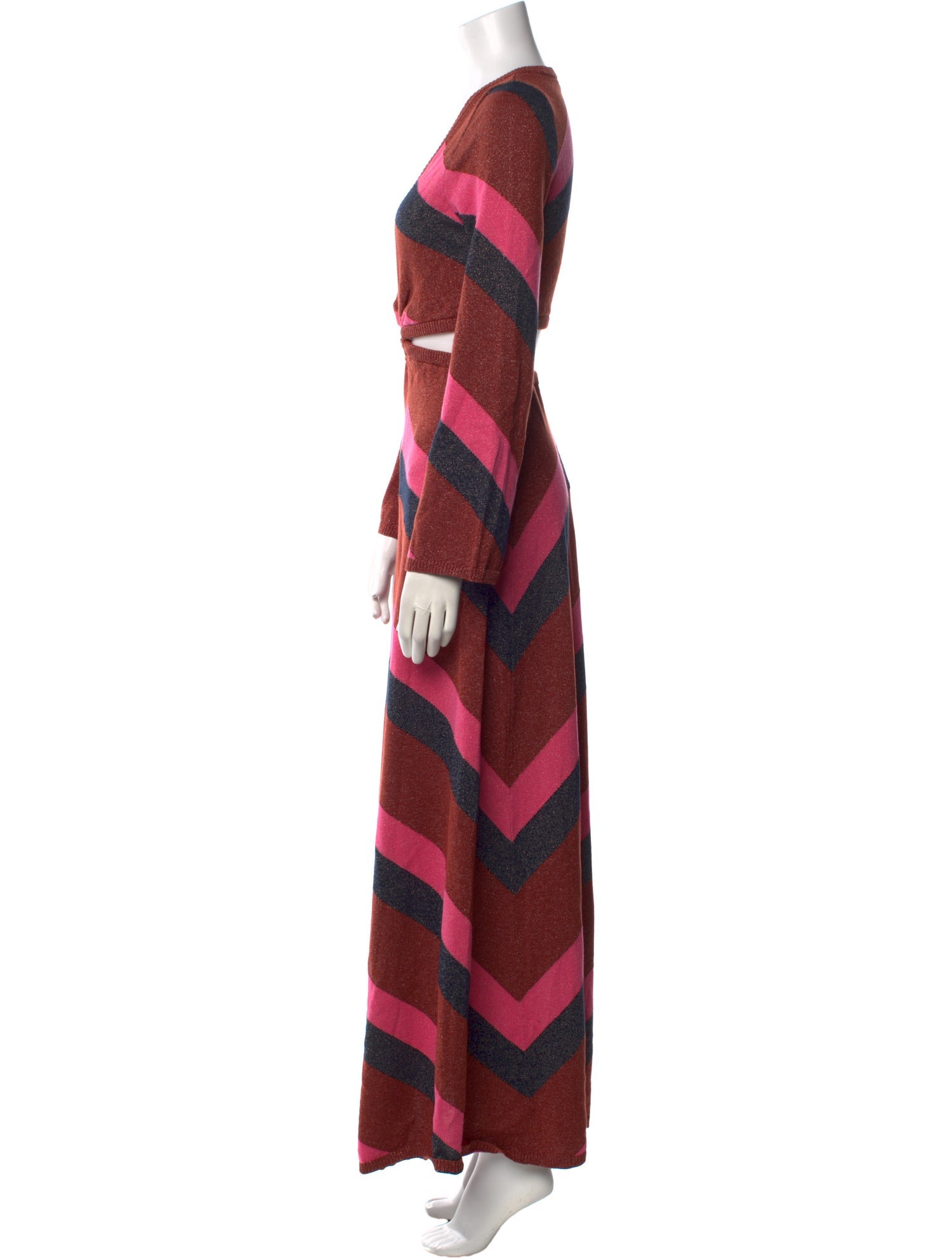 Spell Striped Long Dress