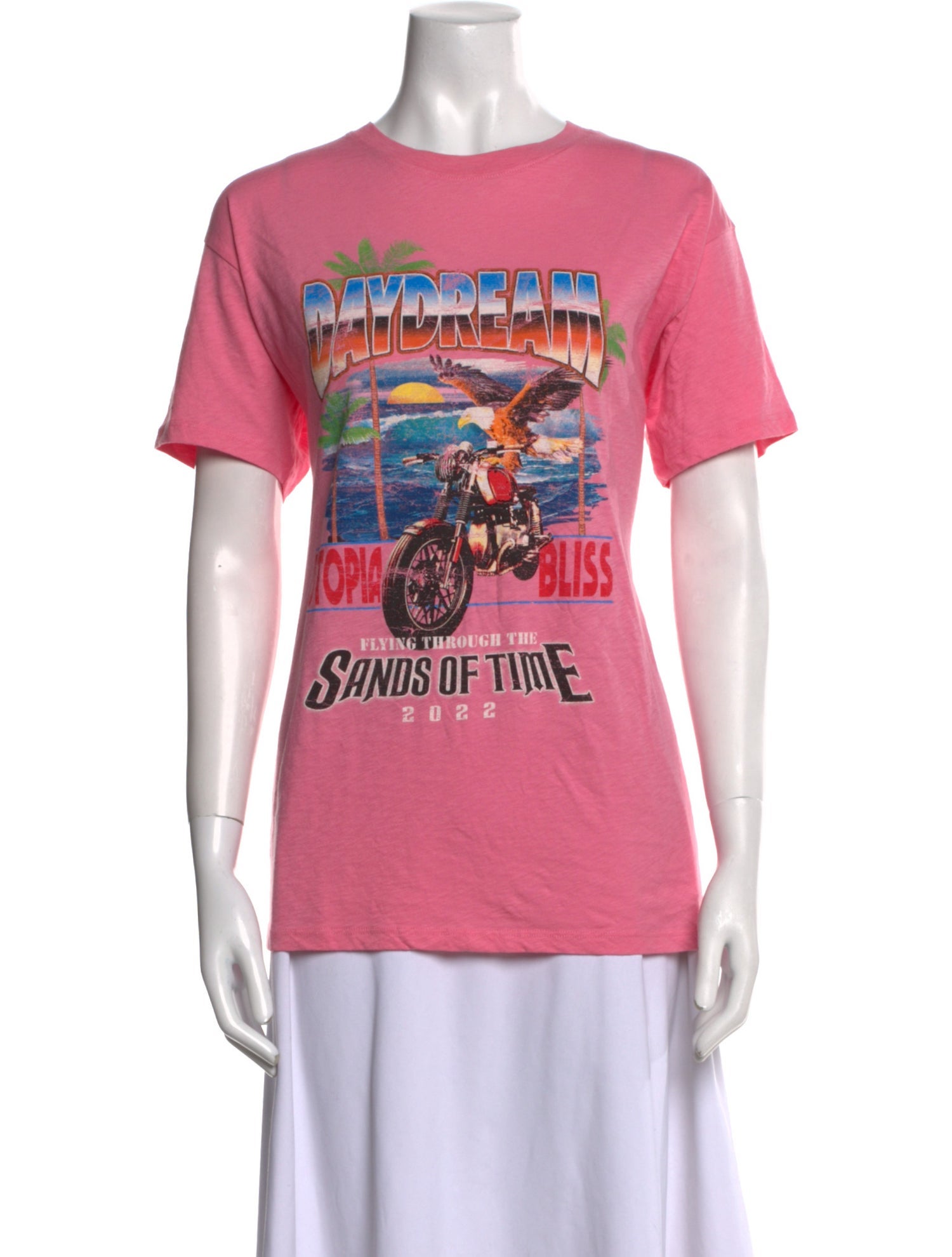 Spell Graphic Print Crew Neck T-Shirt