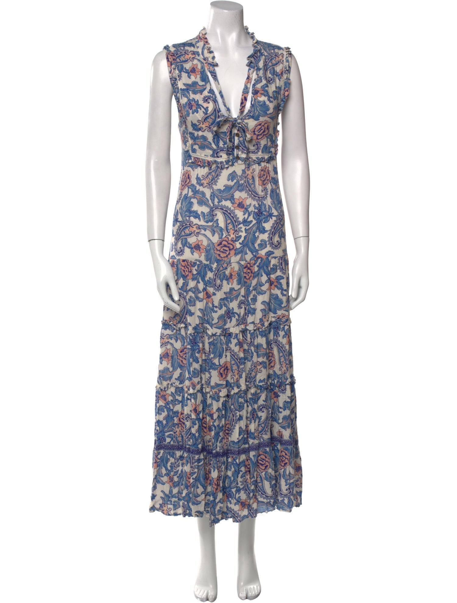 Spell Printed Long Dress