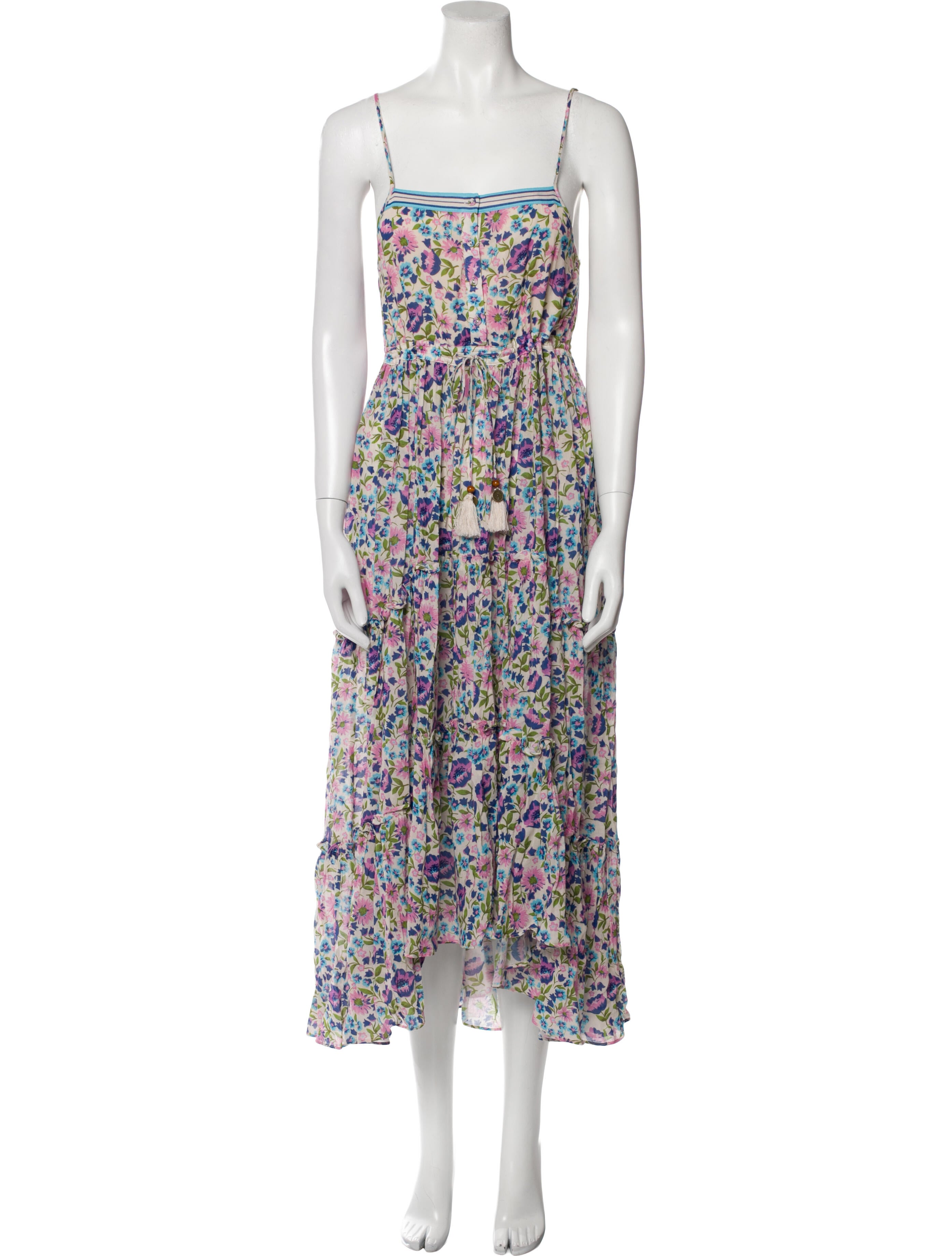 Spell Floral Print Midi Length Dress