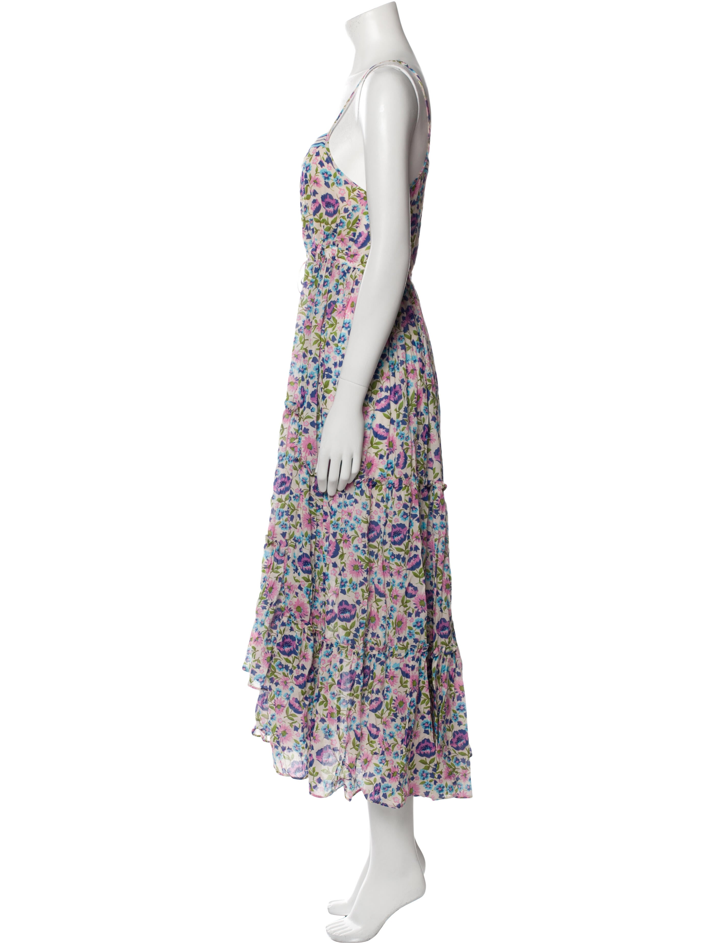 Spell Floral Print Midi Length Dress