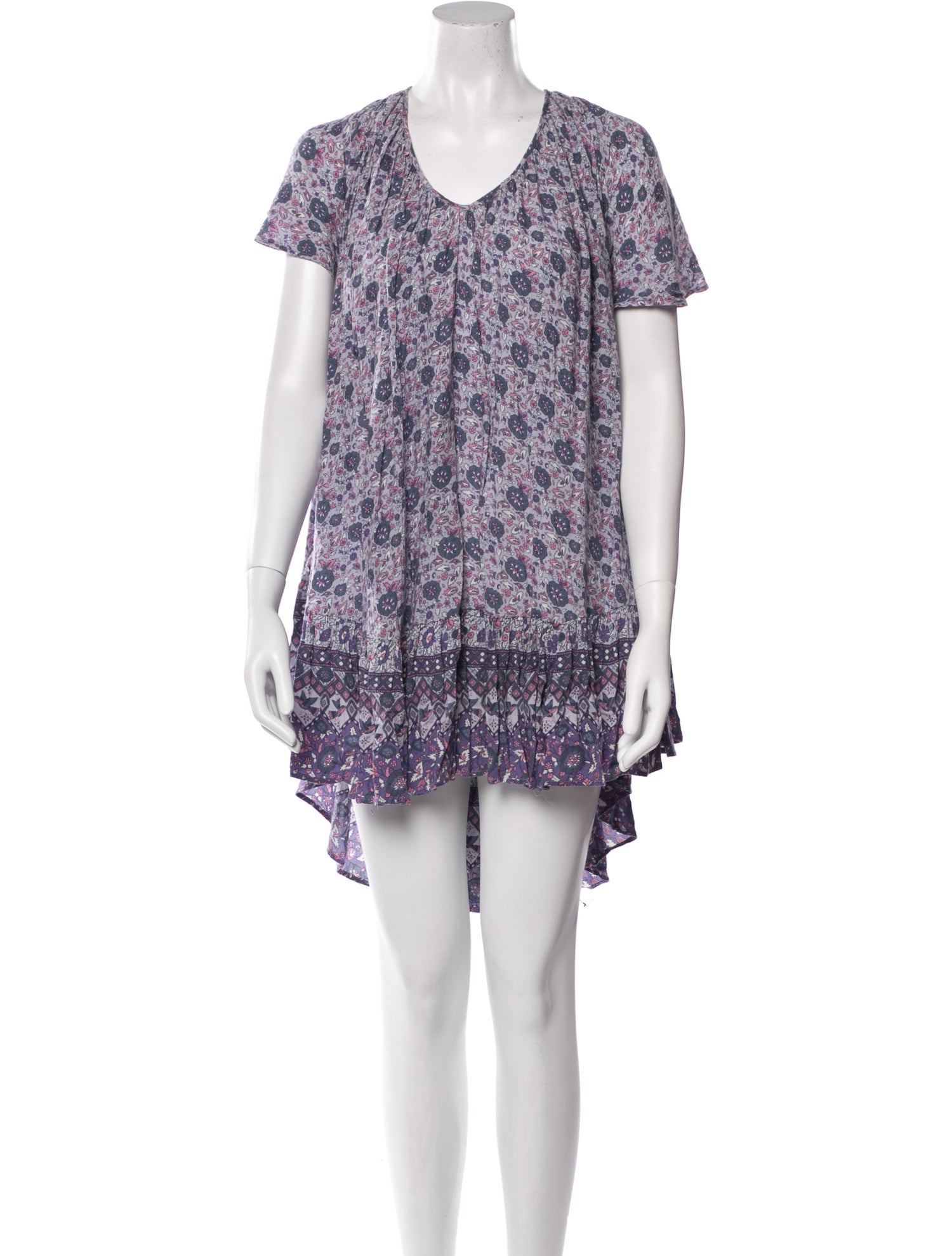 Spell Floral Print V-Neck Tunic