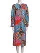 Spell Printed Midi Length Dress