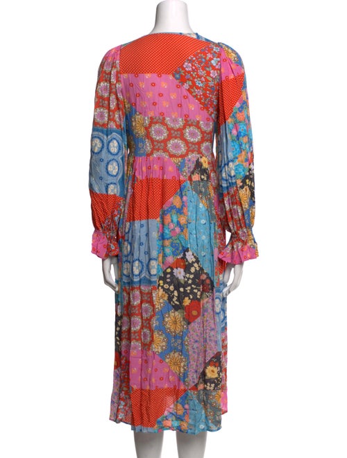 Spell Printed Midi Length Dress