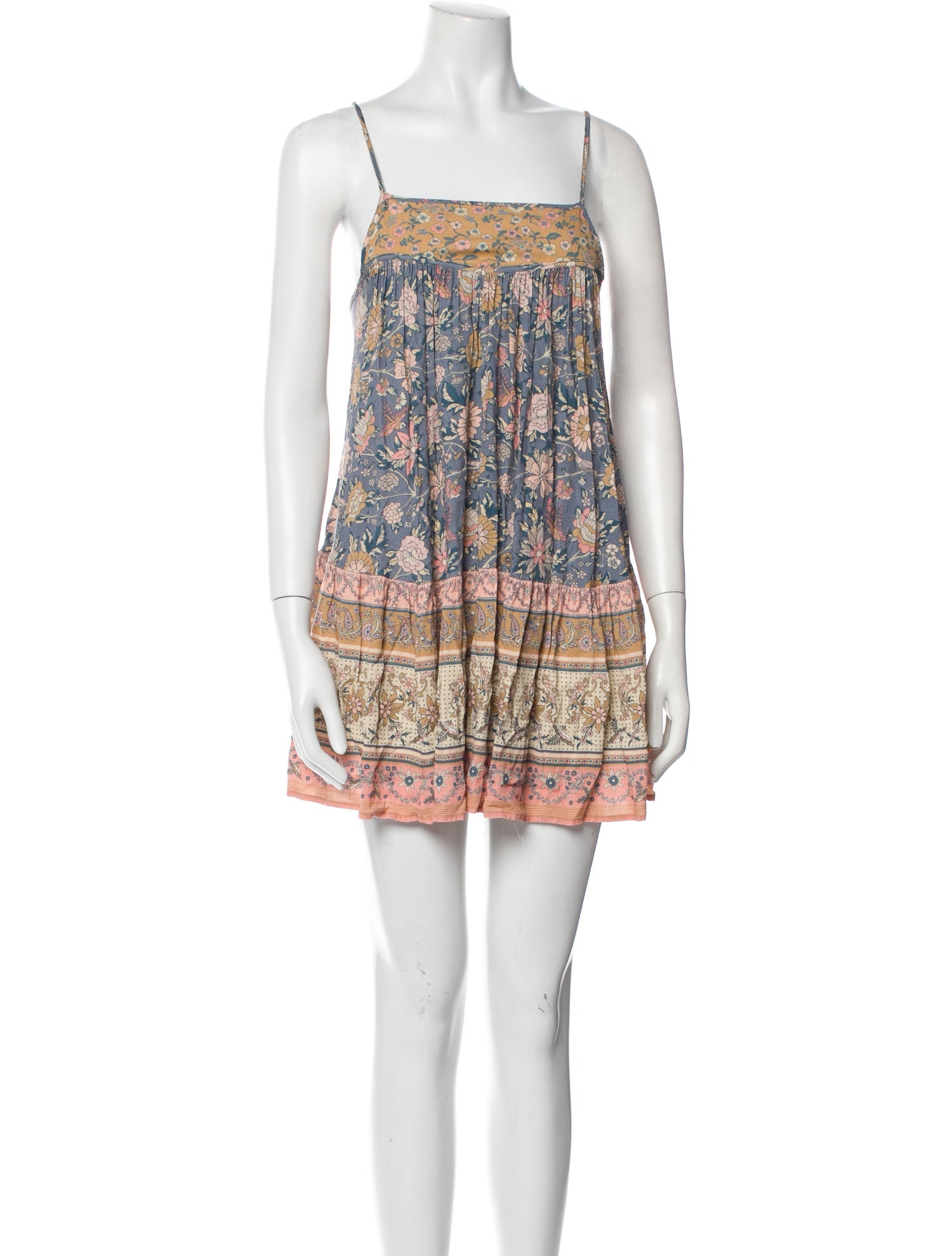 Spell Floral Print Mini Dress