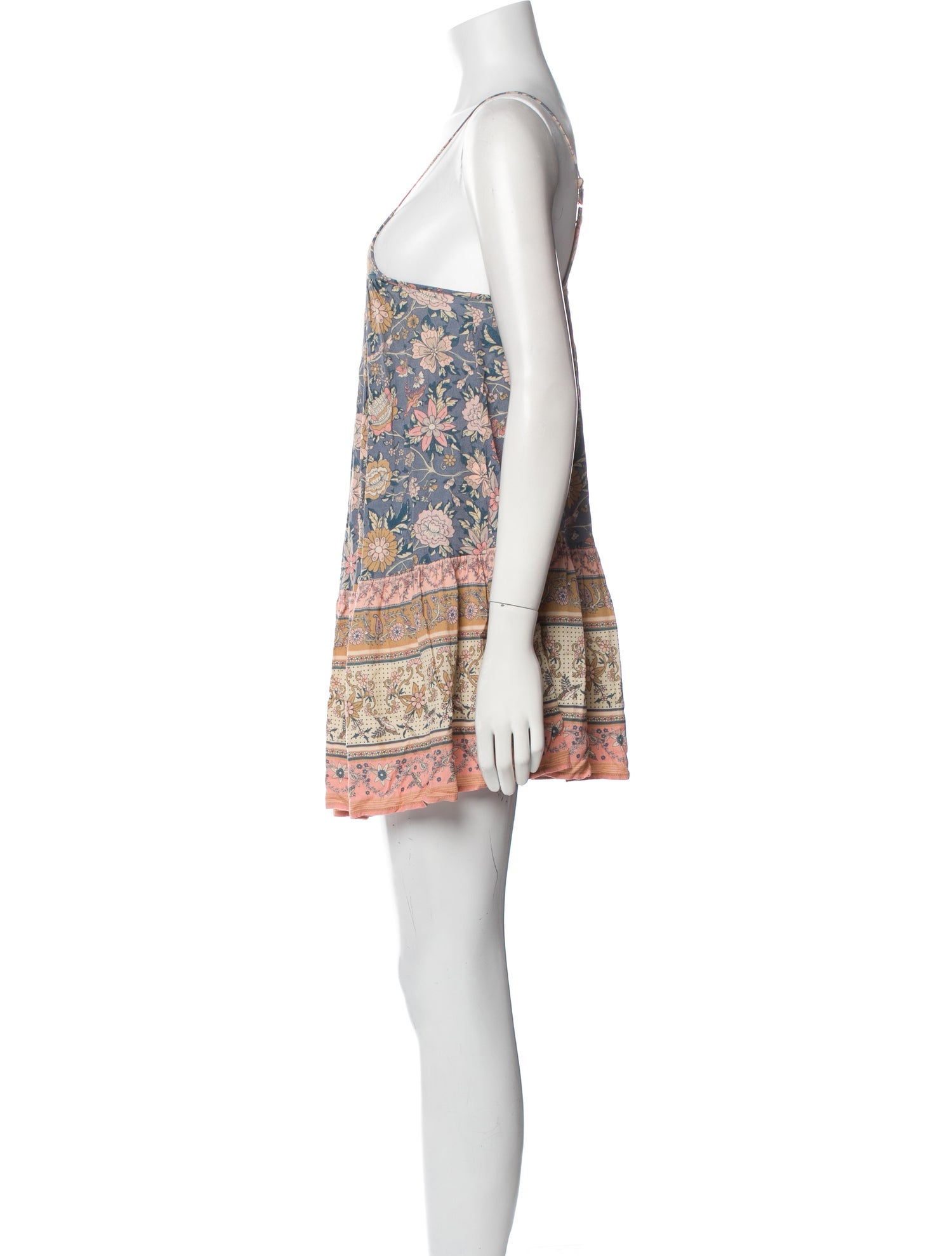 Spell Floral Print Mini Dress