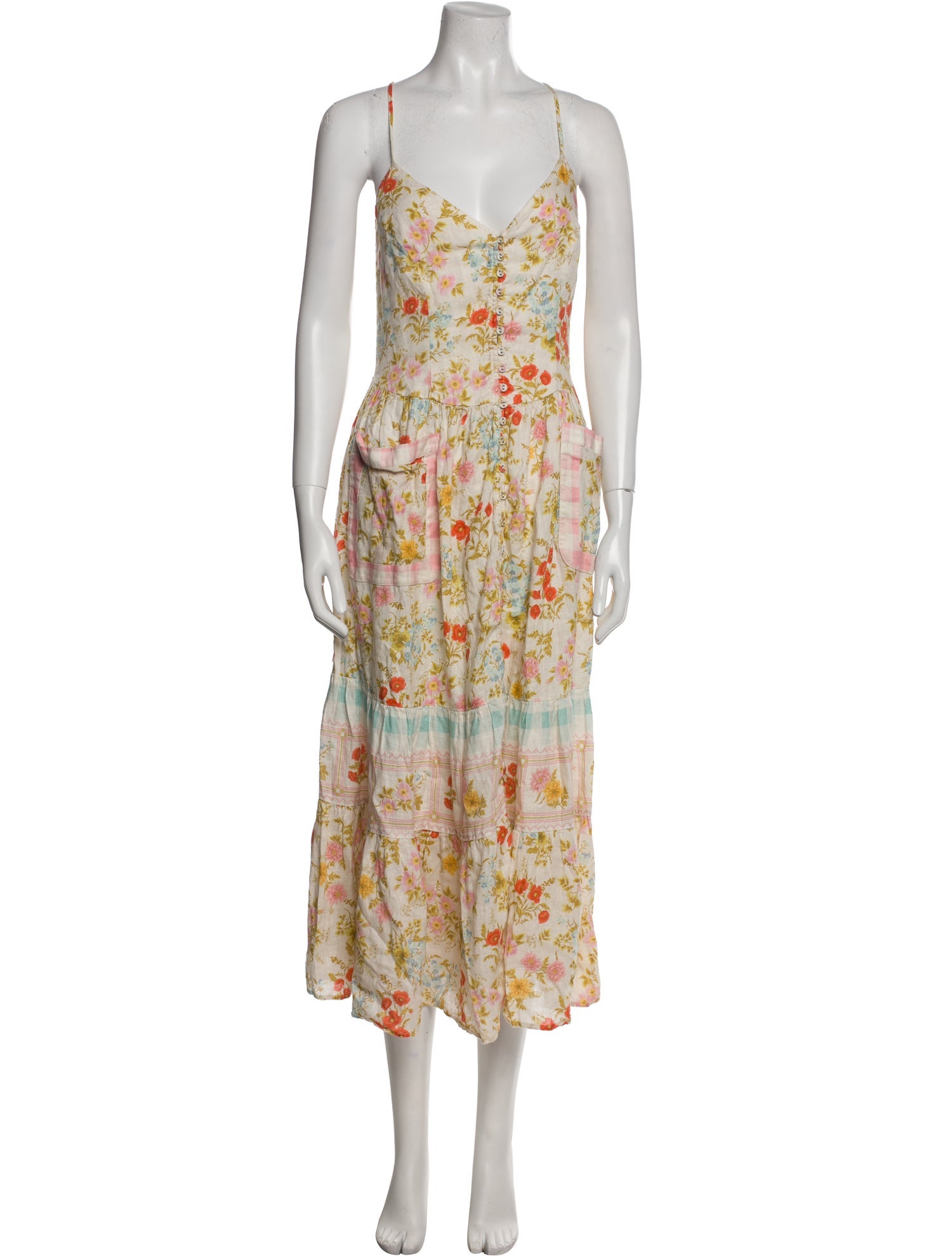 Spell Linen Long Dress