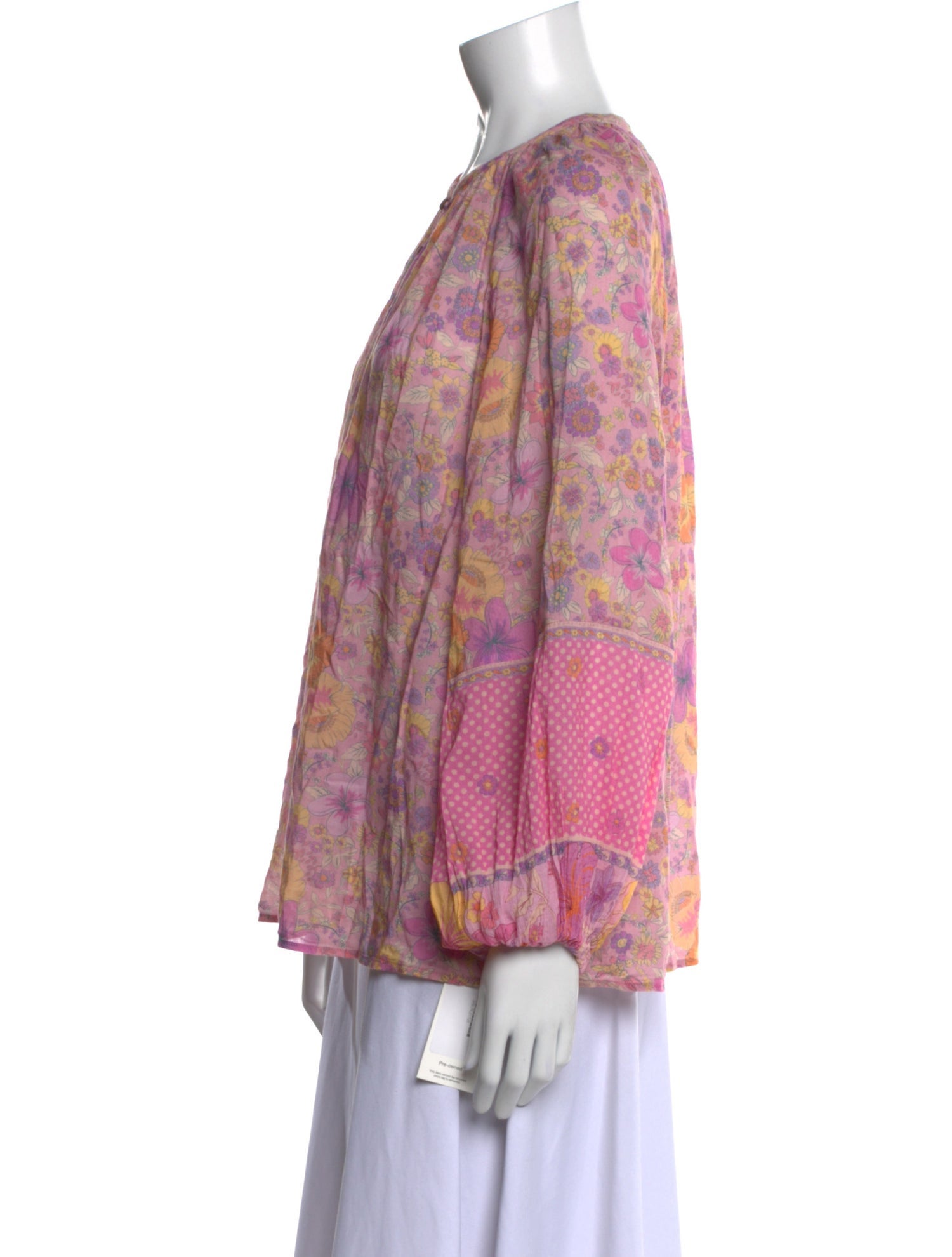 Spell Floral Print Crew Neck Blouse