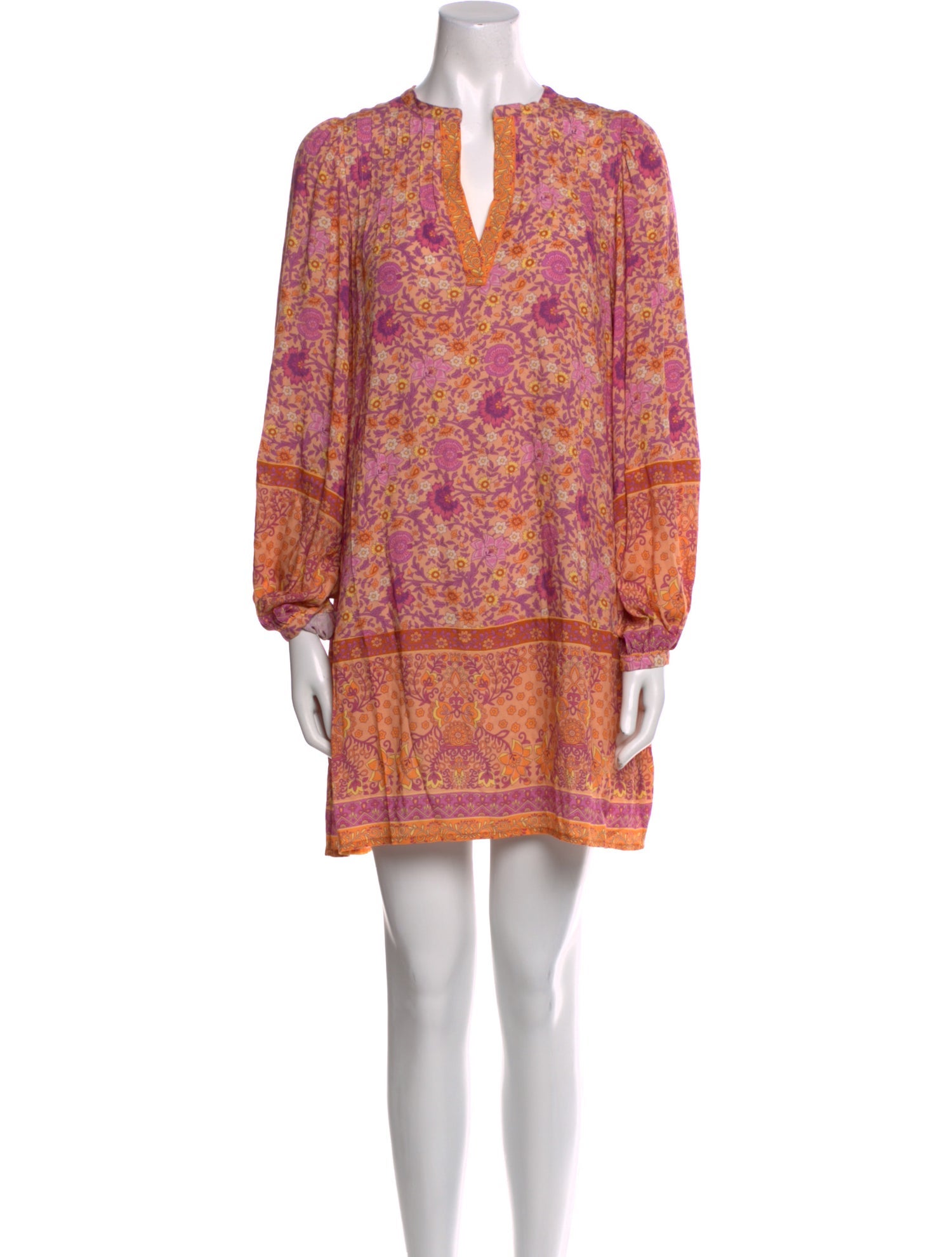 Spell Paisley Print Mini Dress w/ Tags