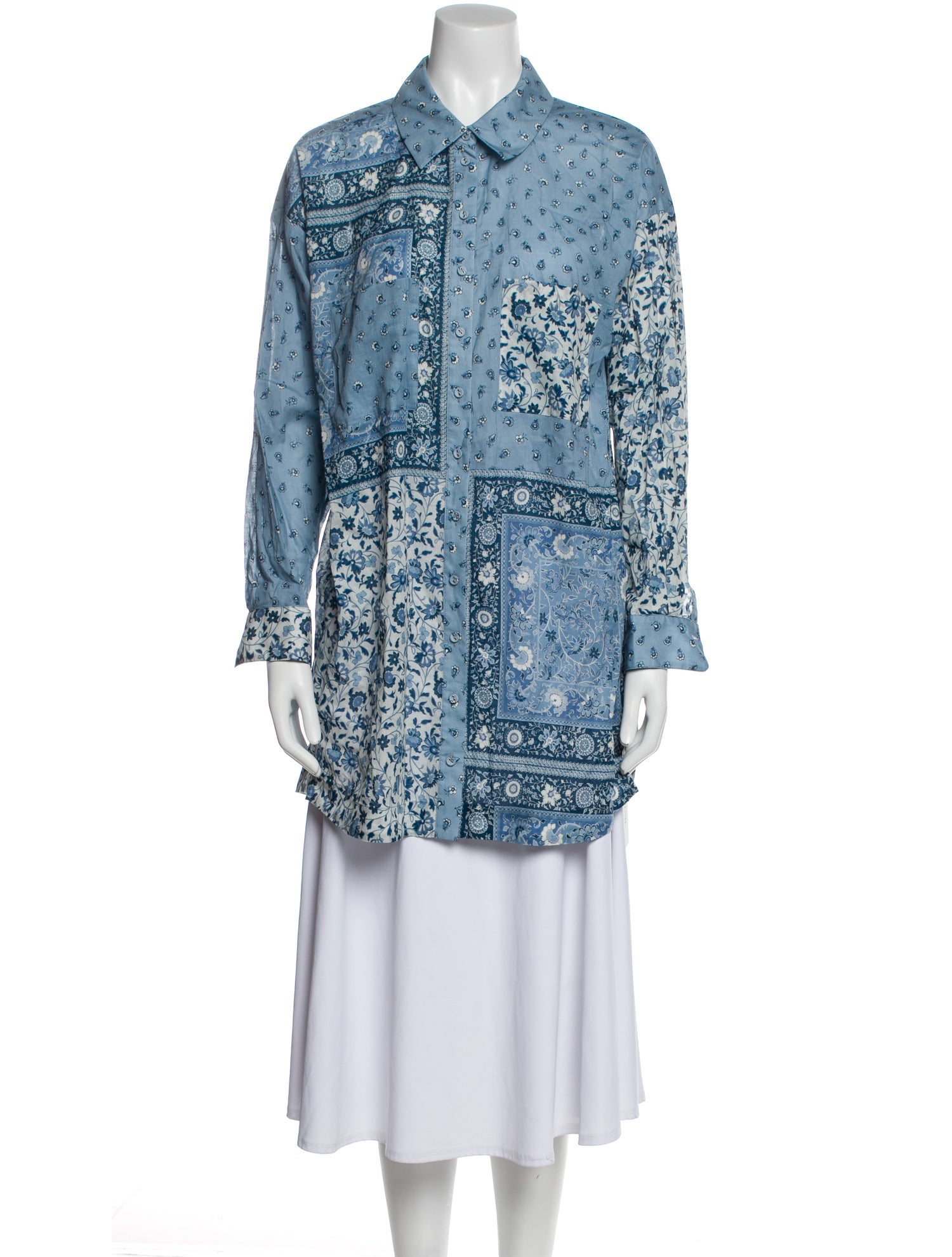 Spell Floral Print Long Sleeve Tunic