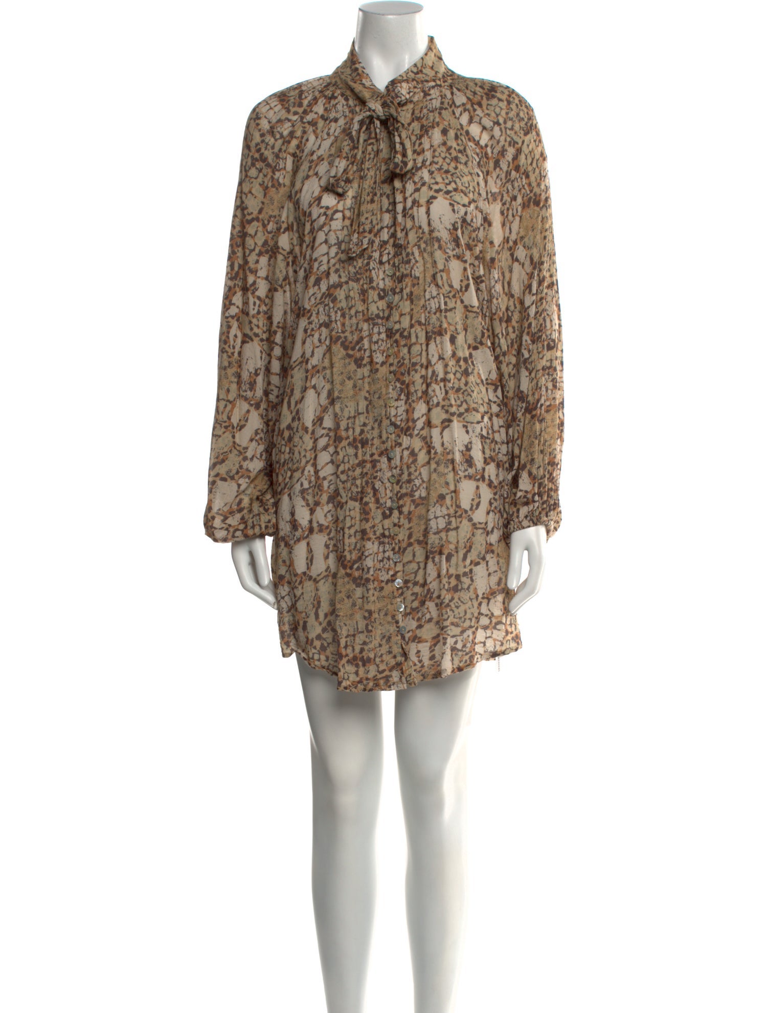 Spell Animal Print Mini Dress