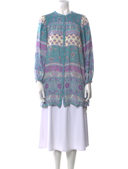 Spell Paisley Print Crew Neck Tunic