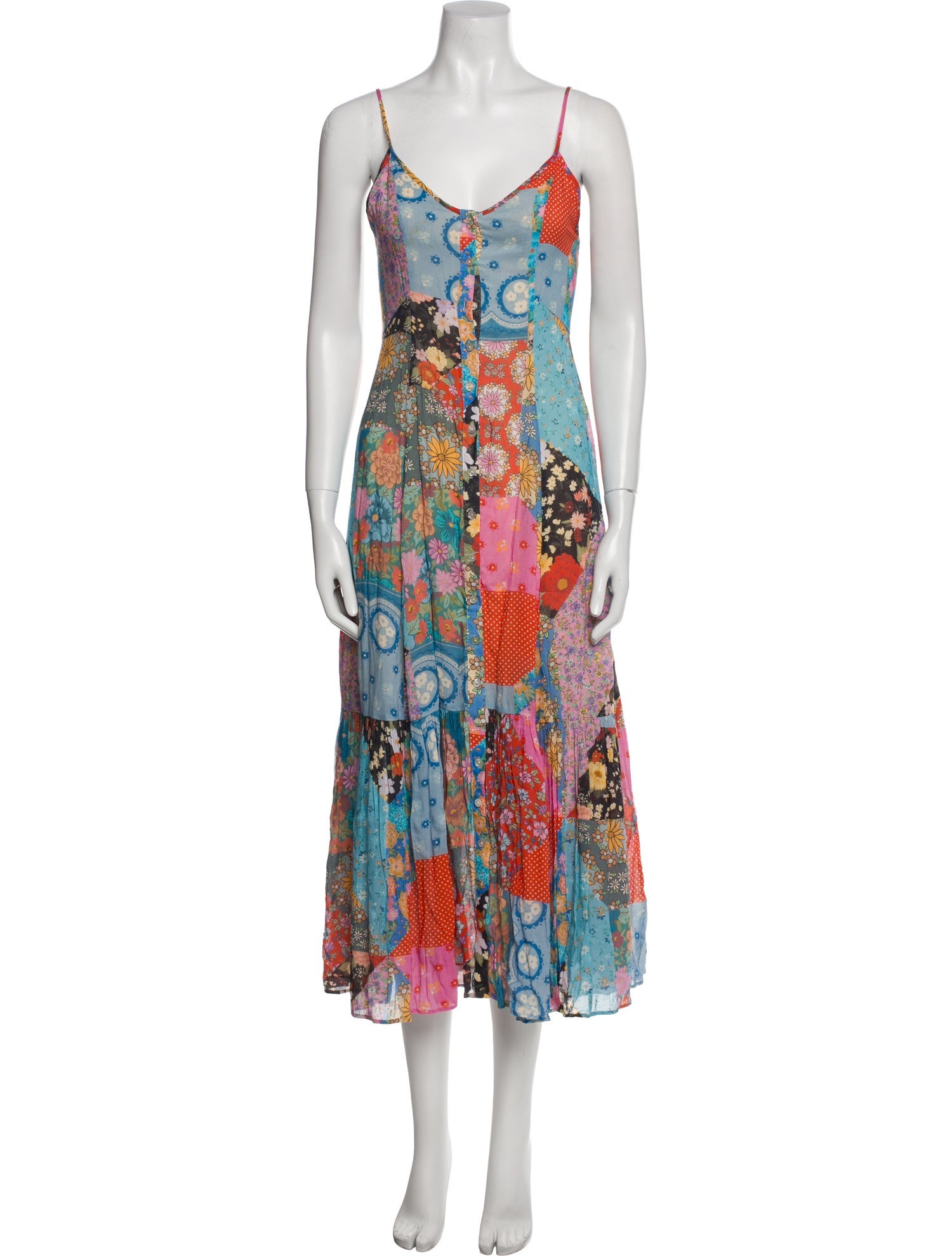 Spell Floral Print Long Dress