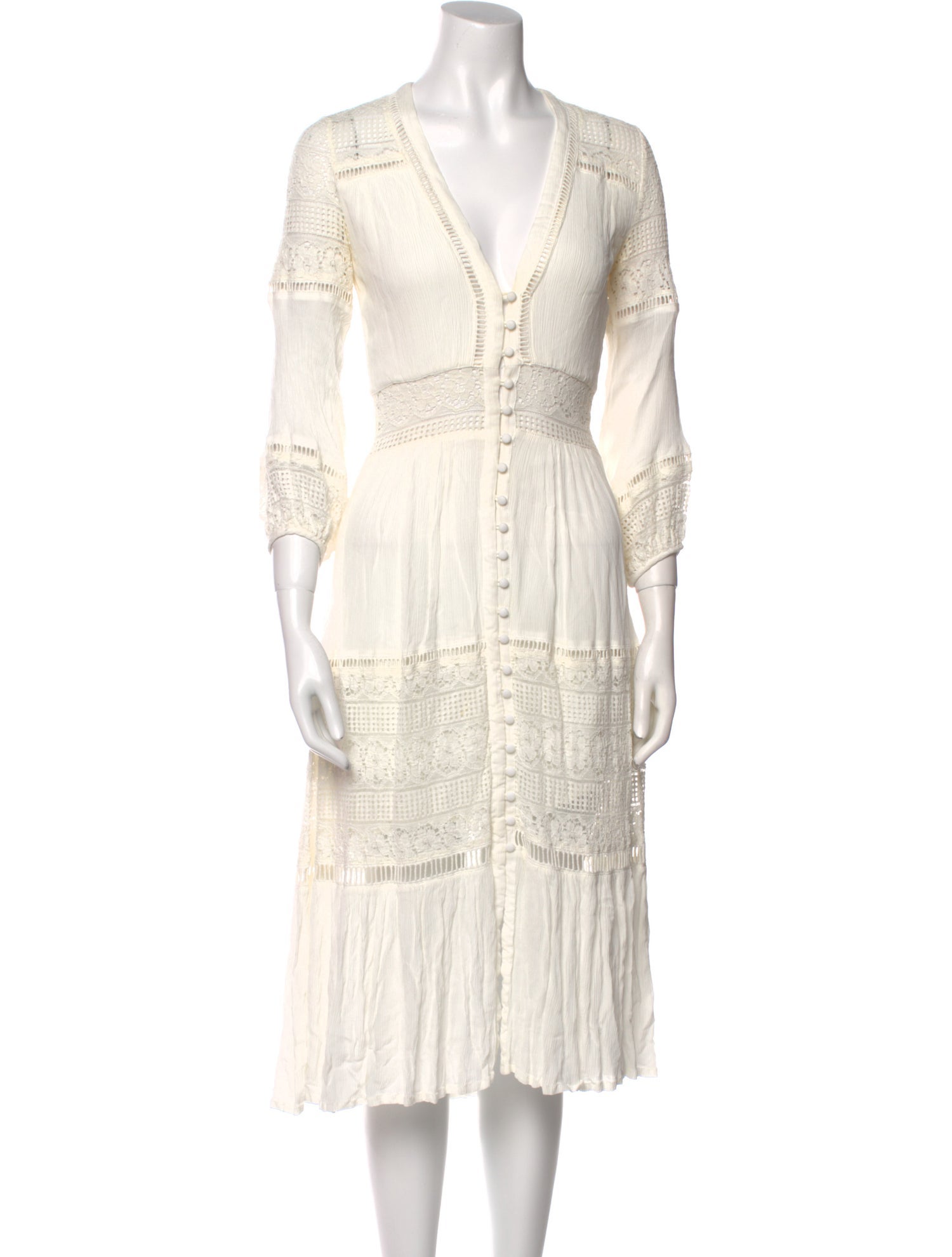 Spell V-Neck Midi Length Dress