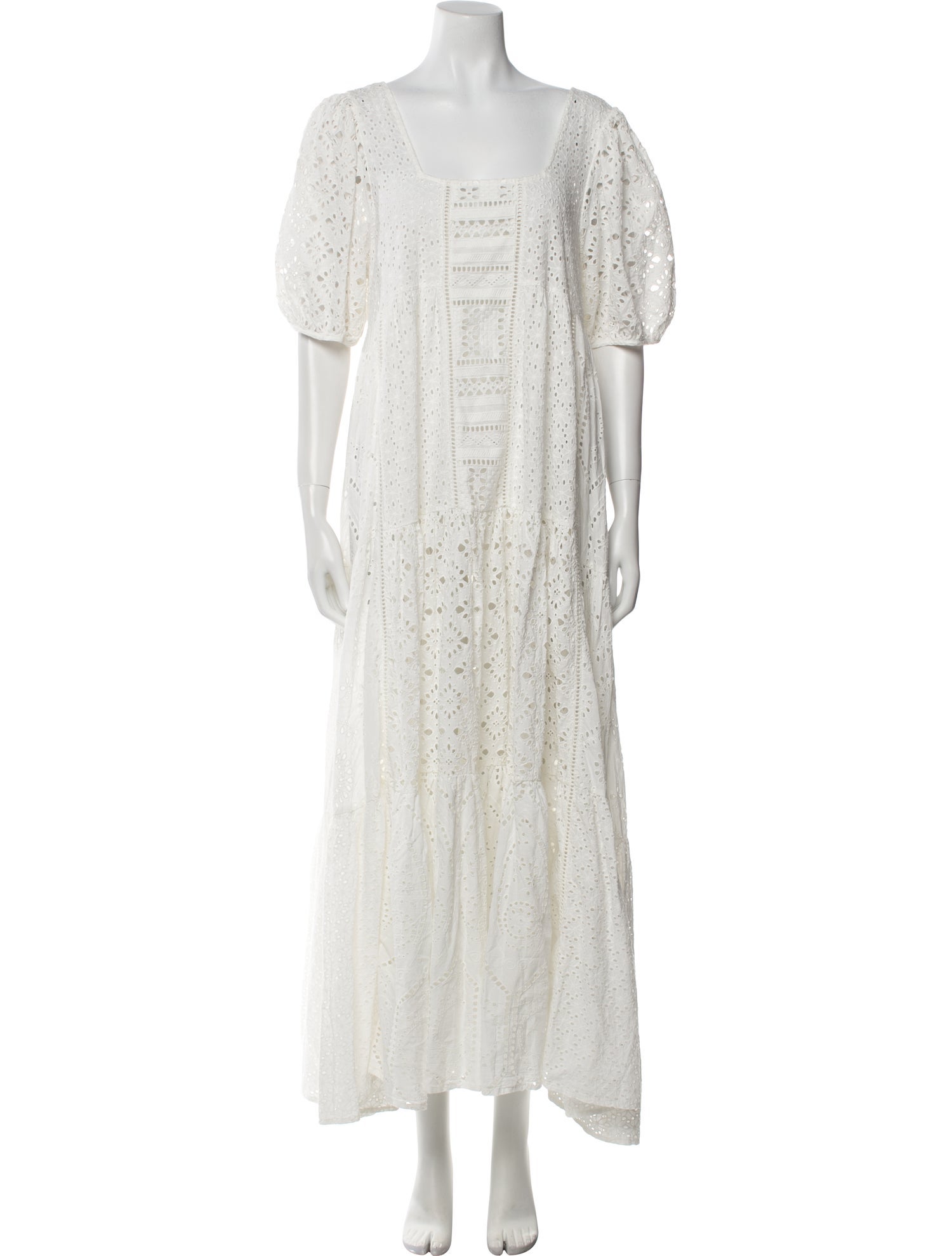 Spell Square Neckline Long Dress