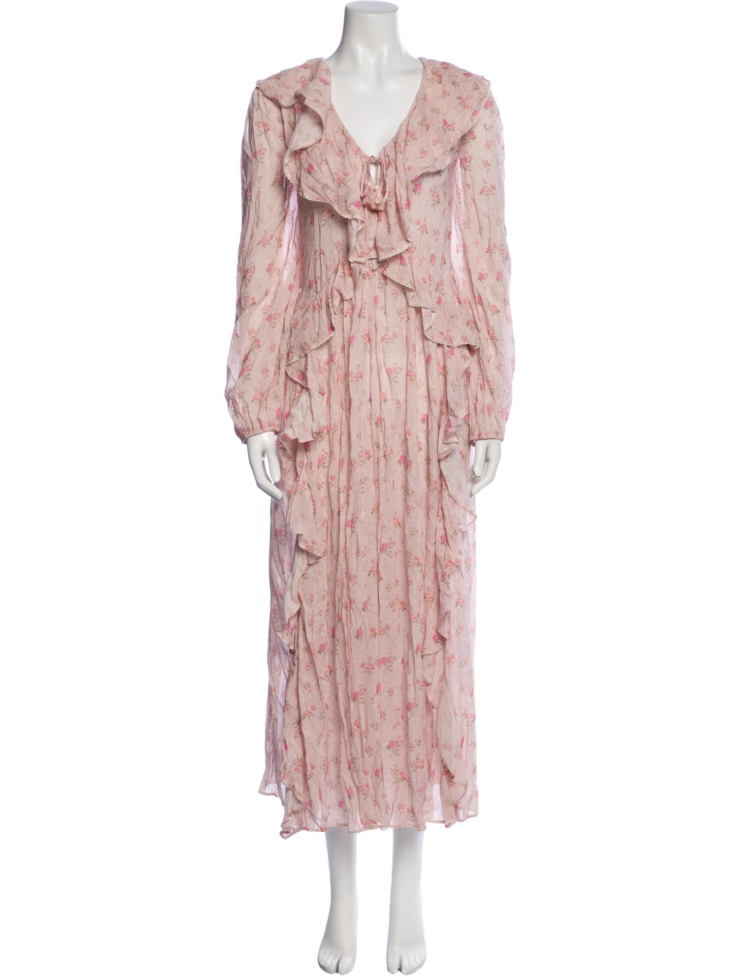 Spell Floral Print Long Dress w/ Tags