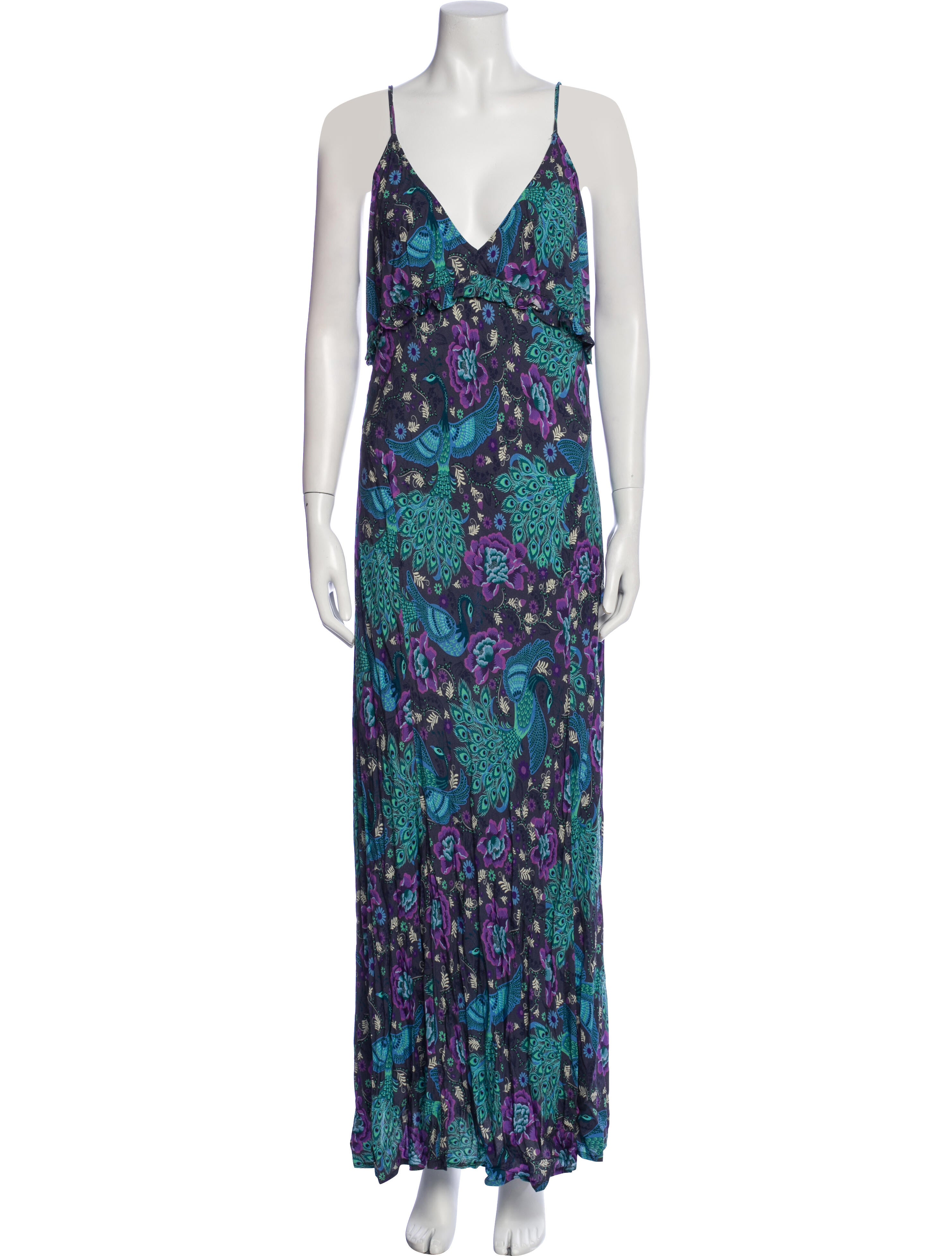 Spell Printed Long Dress