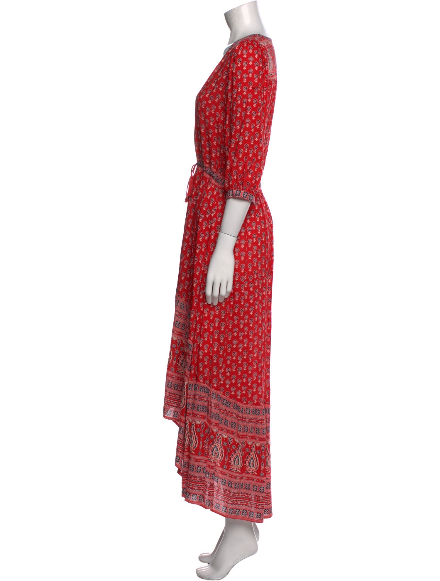 Spell Printed Long Dress