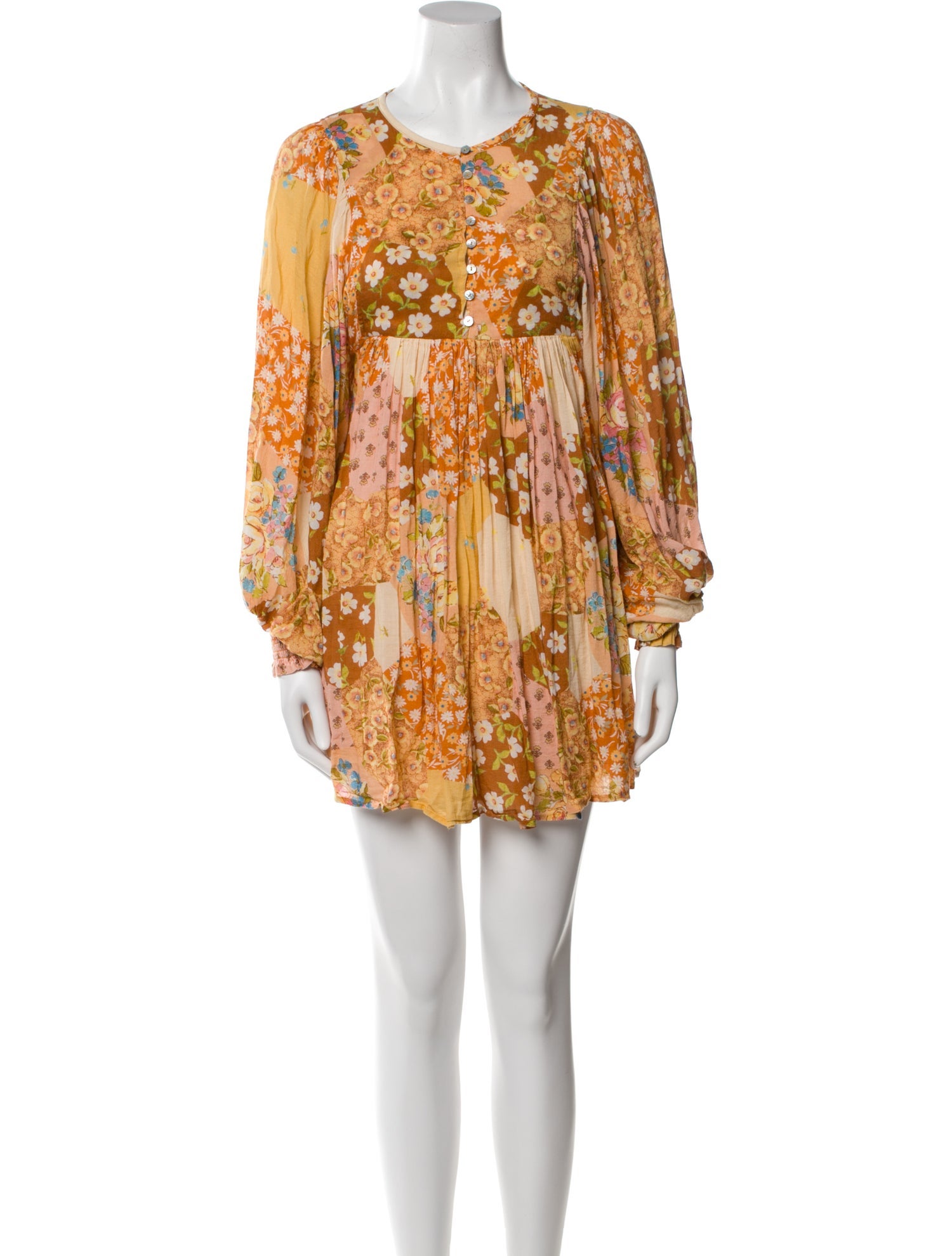 Spell Floral Print Mini Dress