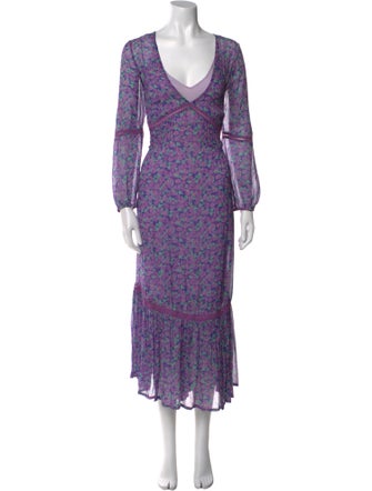 Spell Floral Print Long Dress