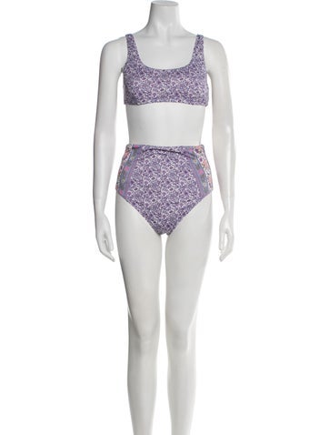 Spell Swimwear Printed Bikini L