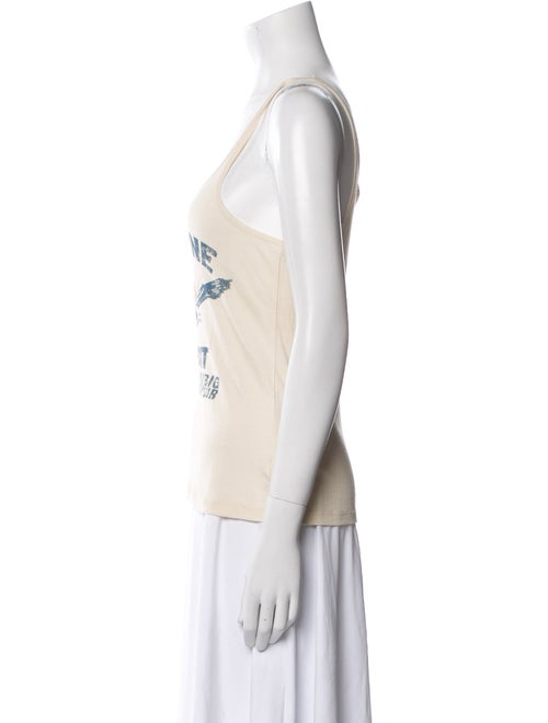 Spell Graphic Print Scoop Neck Top