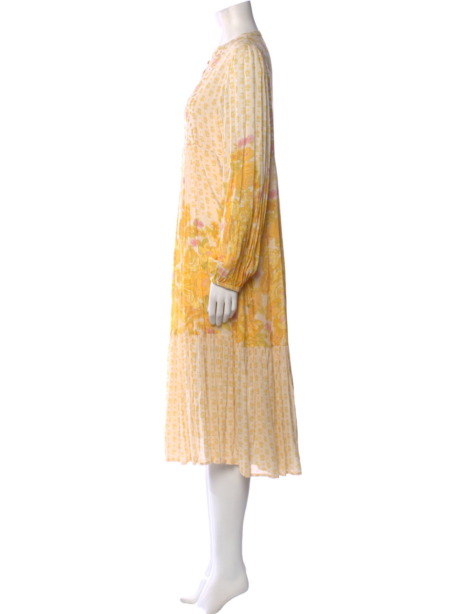 Spell Floral Print Midi Length Dress