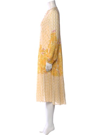 Spell Floral Print Midi Length Dress