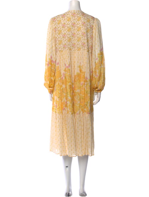 Spell Floral Print Midi Length Dress