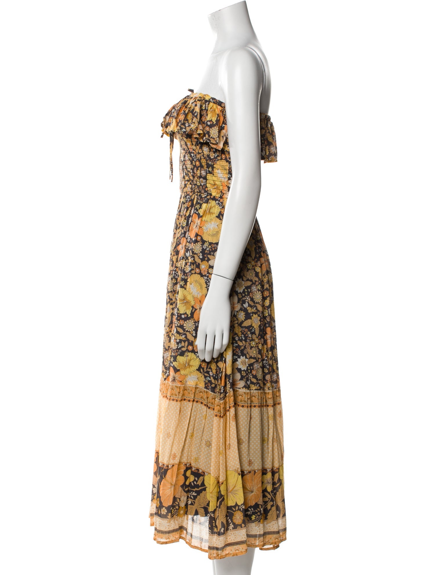 Spell Floral Print Midi Length Dress