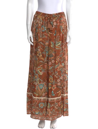 Spell Printed Wide Leg Pants