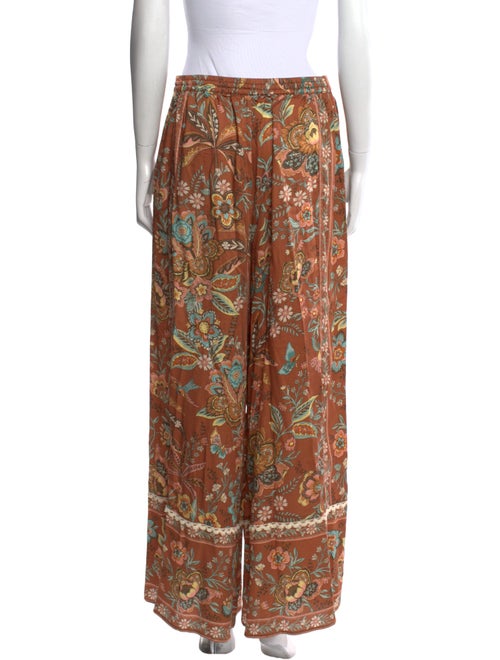 Spell Printed Wide Leg Pants