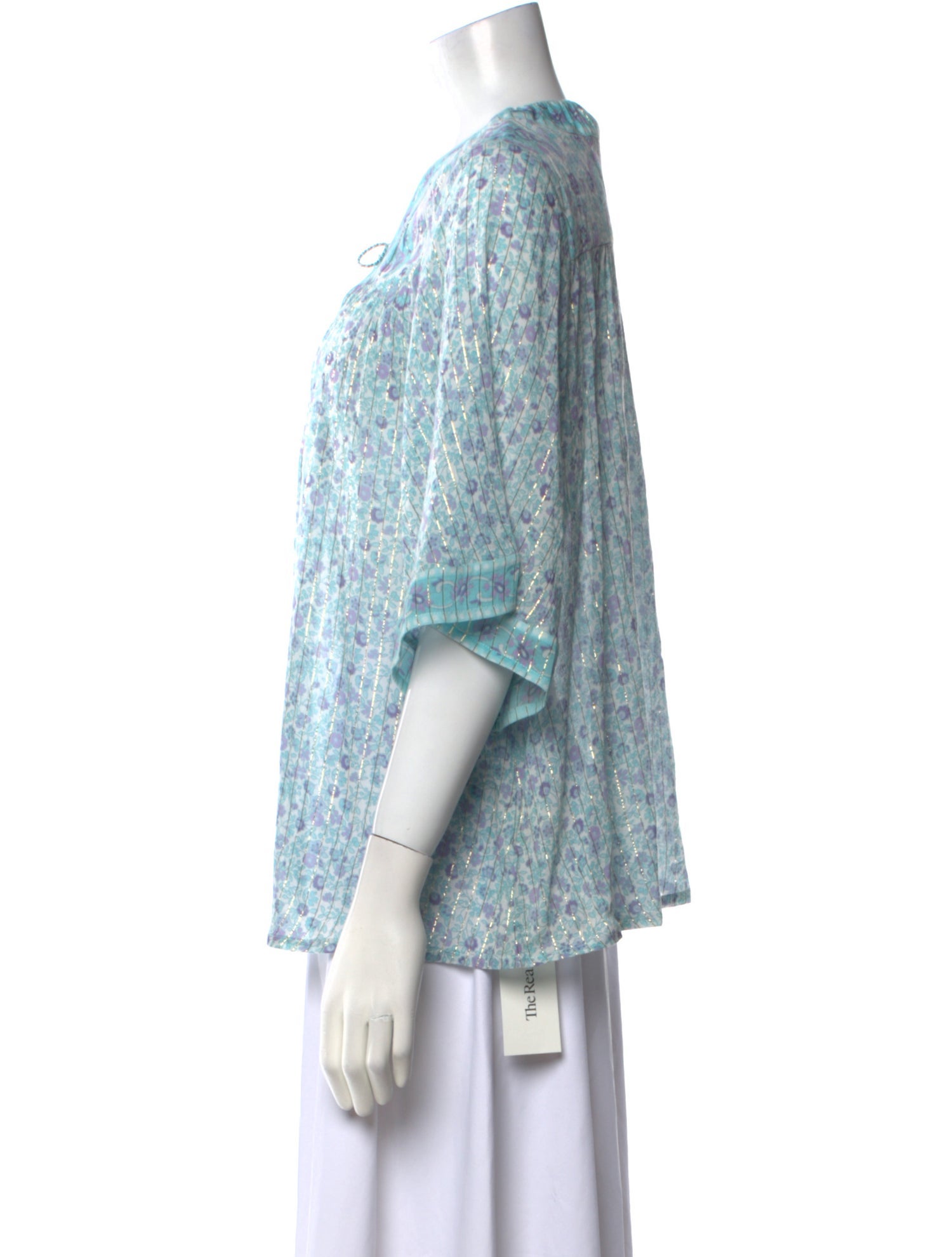 Spell Printed V-Neck Tunic w/ Tags