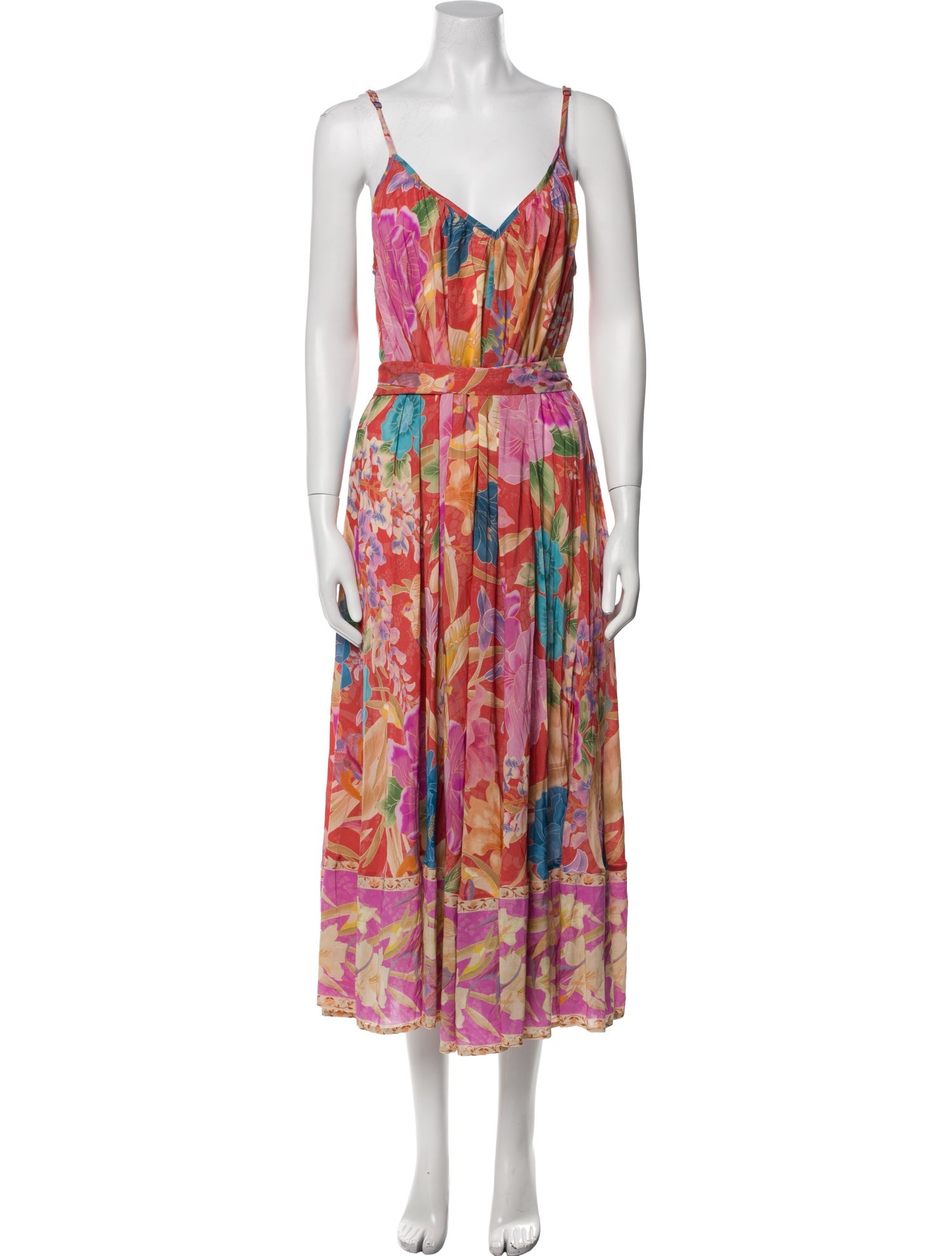 Spell Floral Print Long Dress w/ Tags