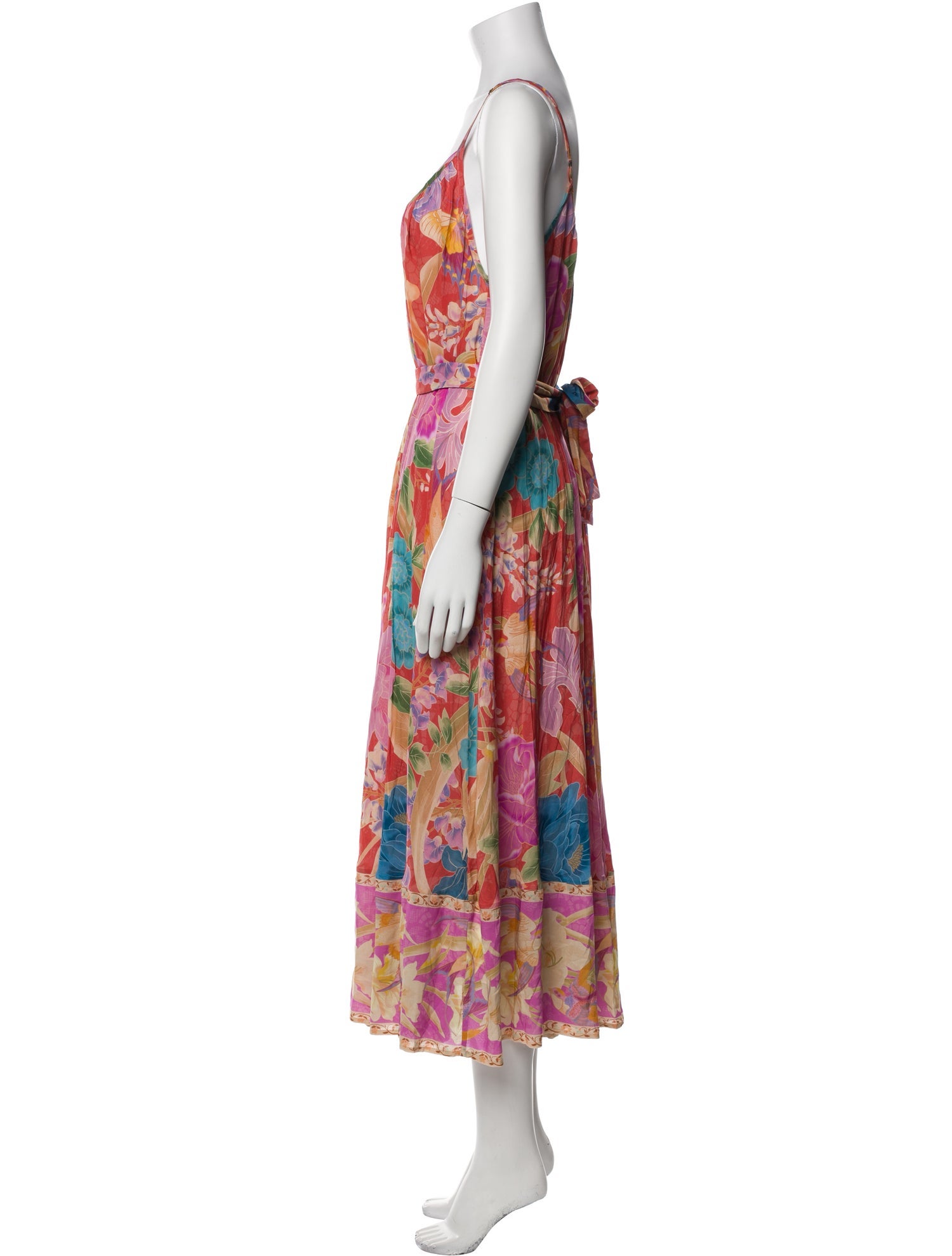 Spell Floral Print Long Dress w/ Tags