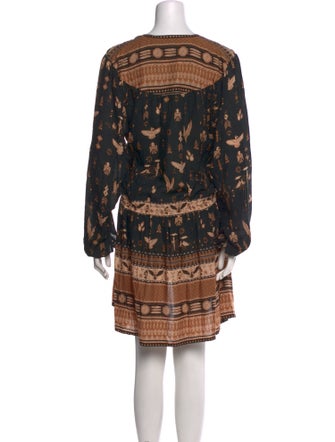 Spell Printed Mini Dress