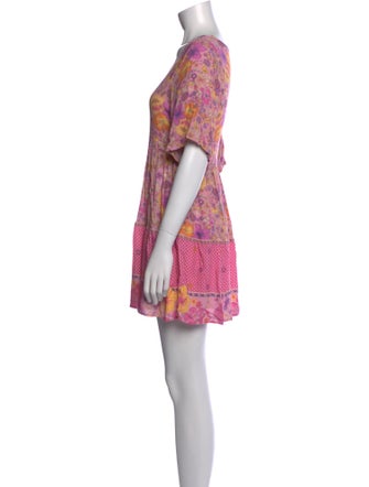 Spell Printed Mini Dress