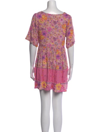 Spell Printed Mini Dress