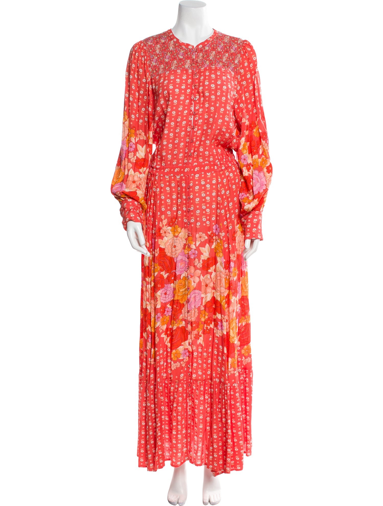 Spell Floral Print Long Dress