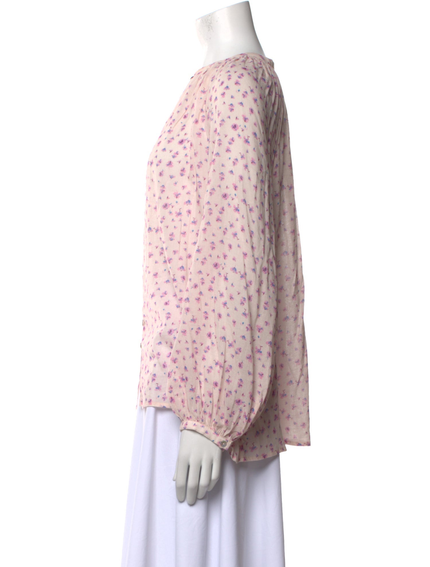 Spell Floral Print Crew Neck Blouse