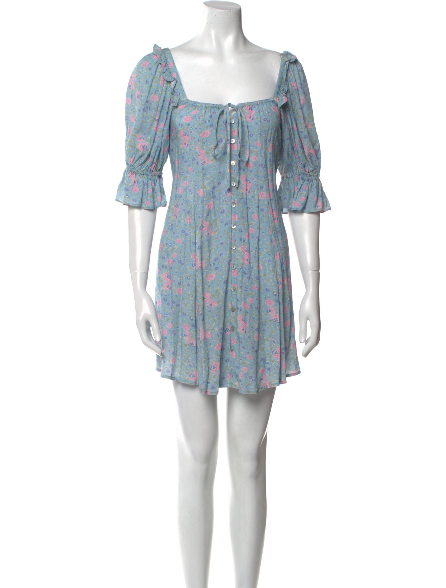 Spell Floral Print Mini Dress