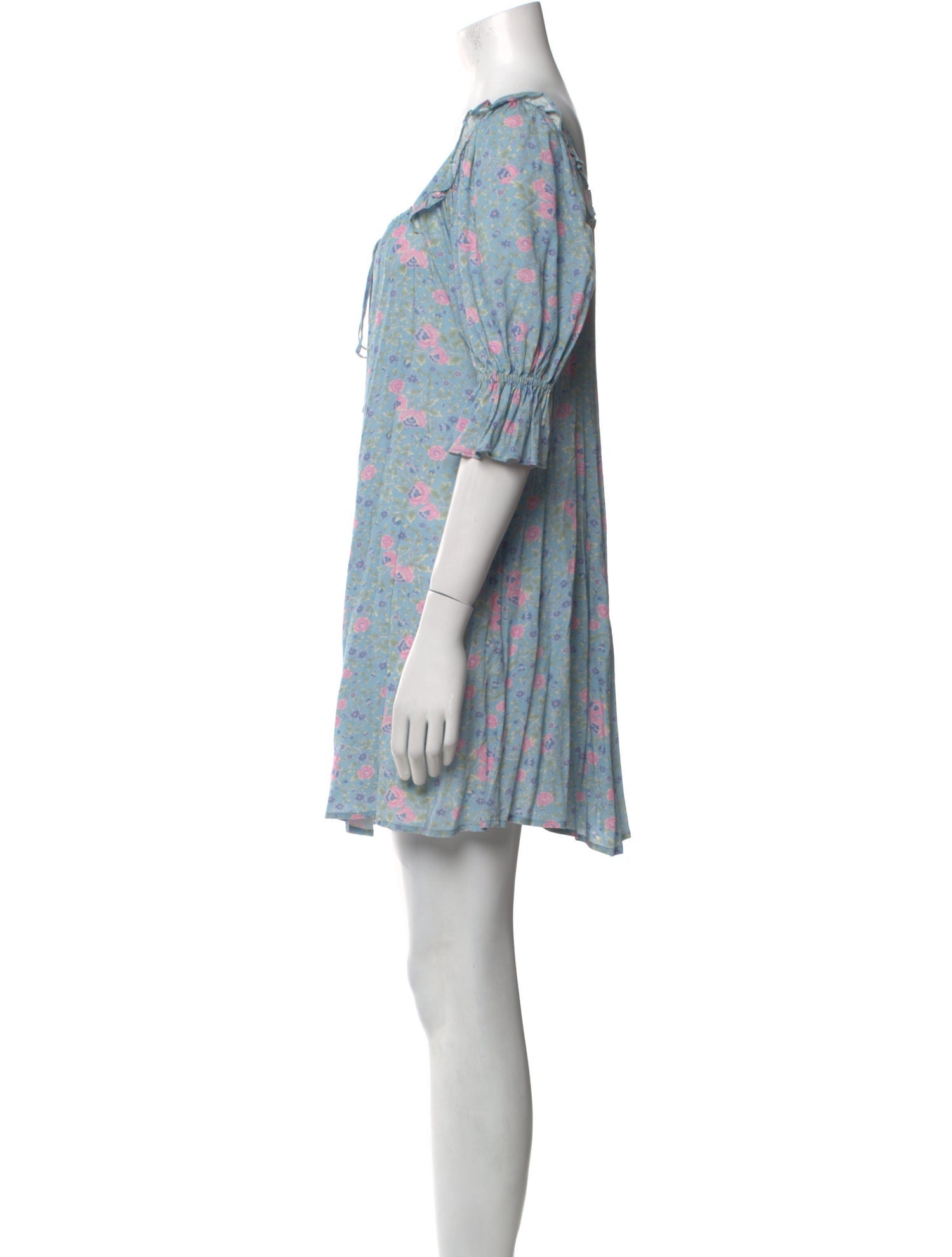 Spell Floral Print Mini Dress