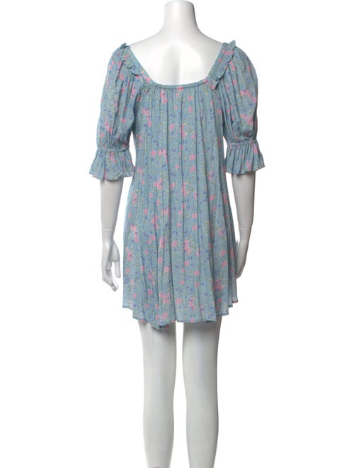 Spell Floral Print Mini Dress