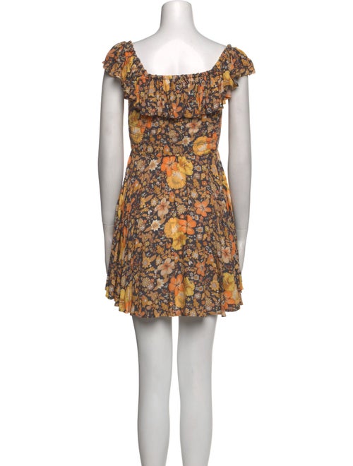 Spell Floral Print Mini Dress